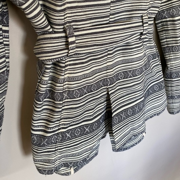 MIA Melon Wrap Short Trench Jacket. Aztec Print - Picture 5 of 13